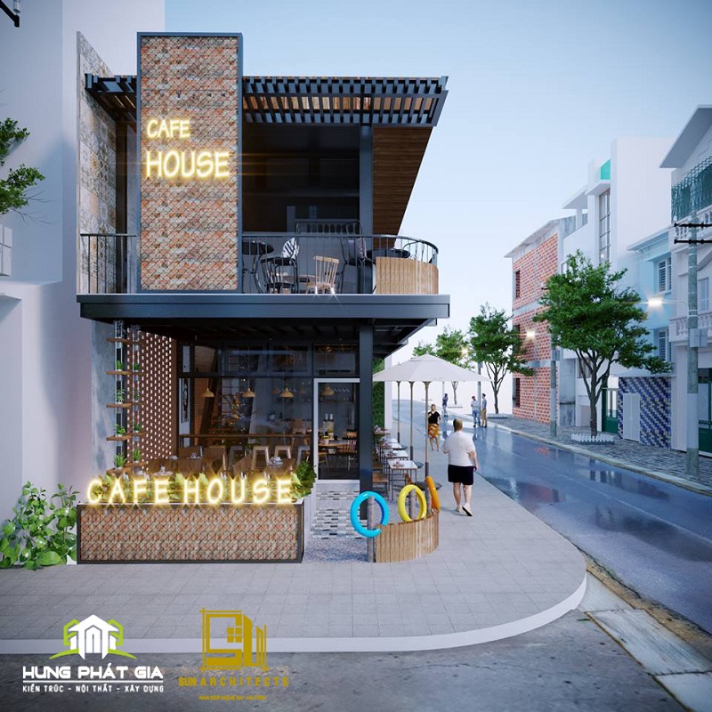 Thiết kế quán CAFE HOUSE Tại Tây Nguyên